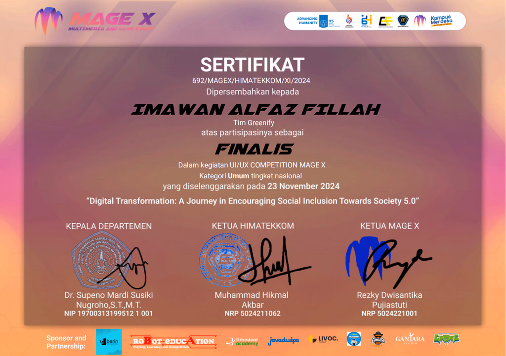 Finalis UI/UX MAGE X ITS